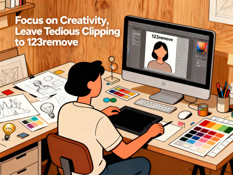 Focus on Creativity, Leave Tedious Background Removal to 123Remove